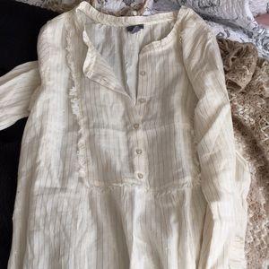 American Eagle Ruffle Shirt dress.